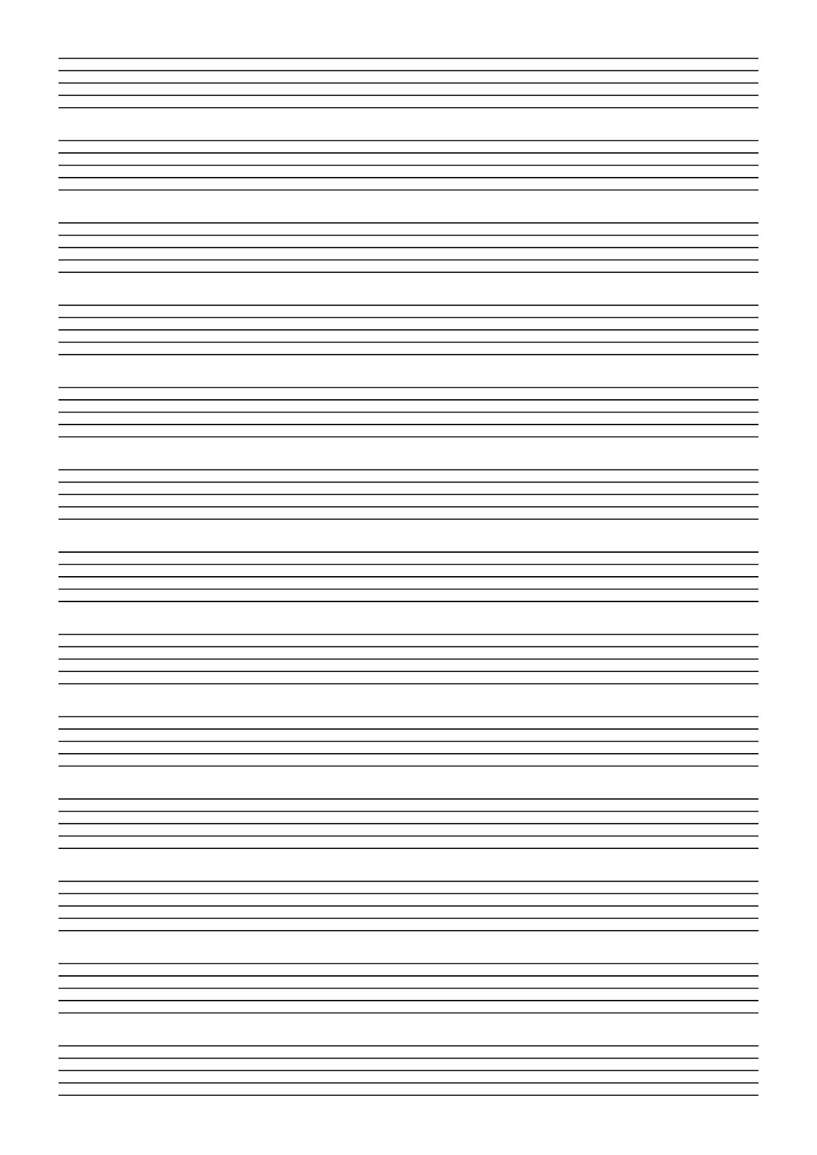 Compact college-level manuscript paper